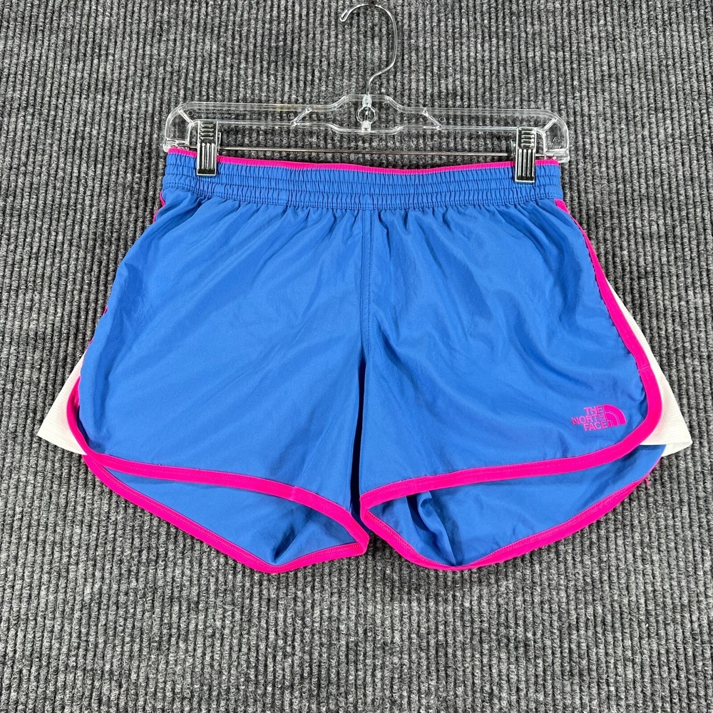 The North Face Shorts Womens Small Blue Drawstrings Casual Active Training Hike
